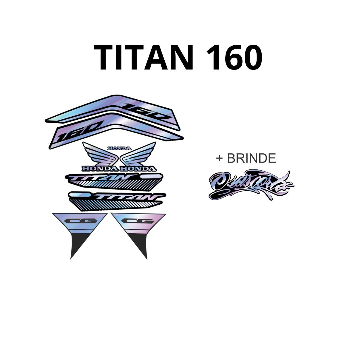 ⚠️ADESIVO TITAN ATÉ 2024 - HOLOGRÁFICO