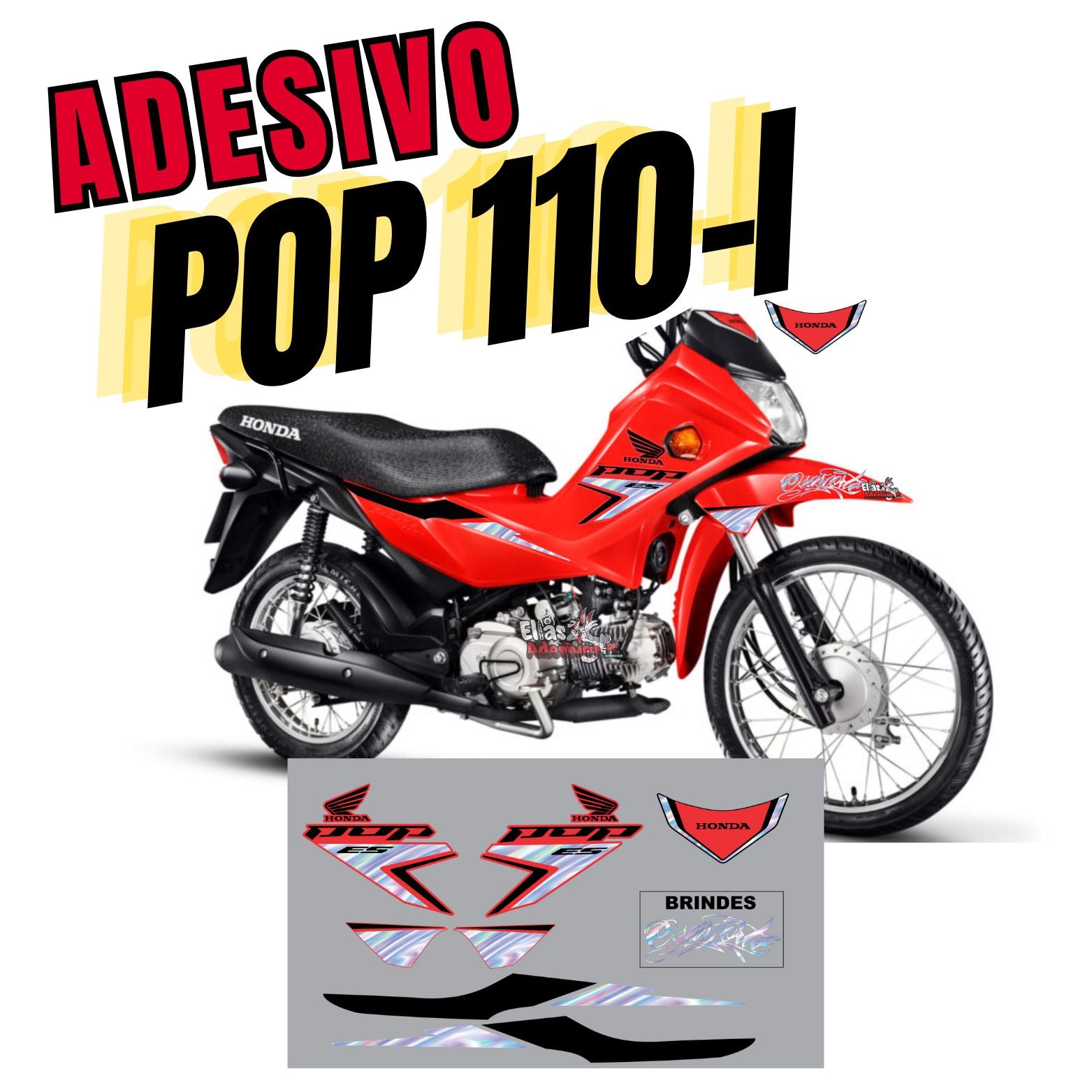 ⚠️ADESIVO POP 110-I DIVERSAS CORES