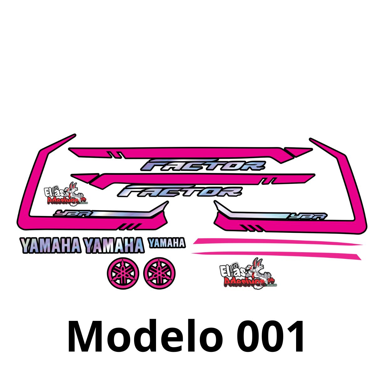 ⚠️ADESIVO FACTOR 150 - ROSA / HOLOGRÁFICO