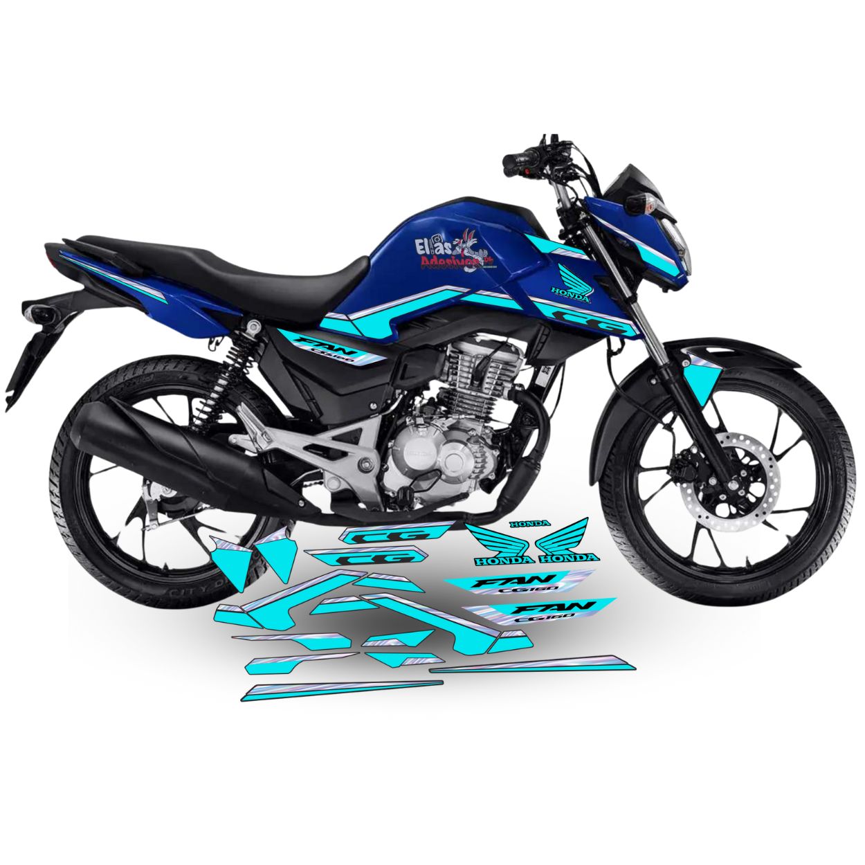 ⚠️ADESIVO FAN 2025 - DIVERSAS CORES