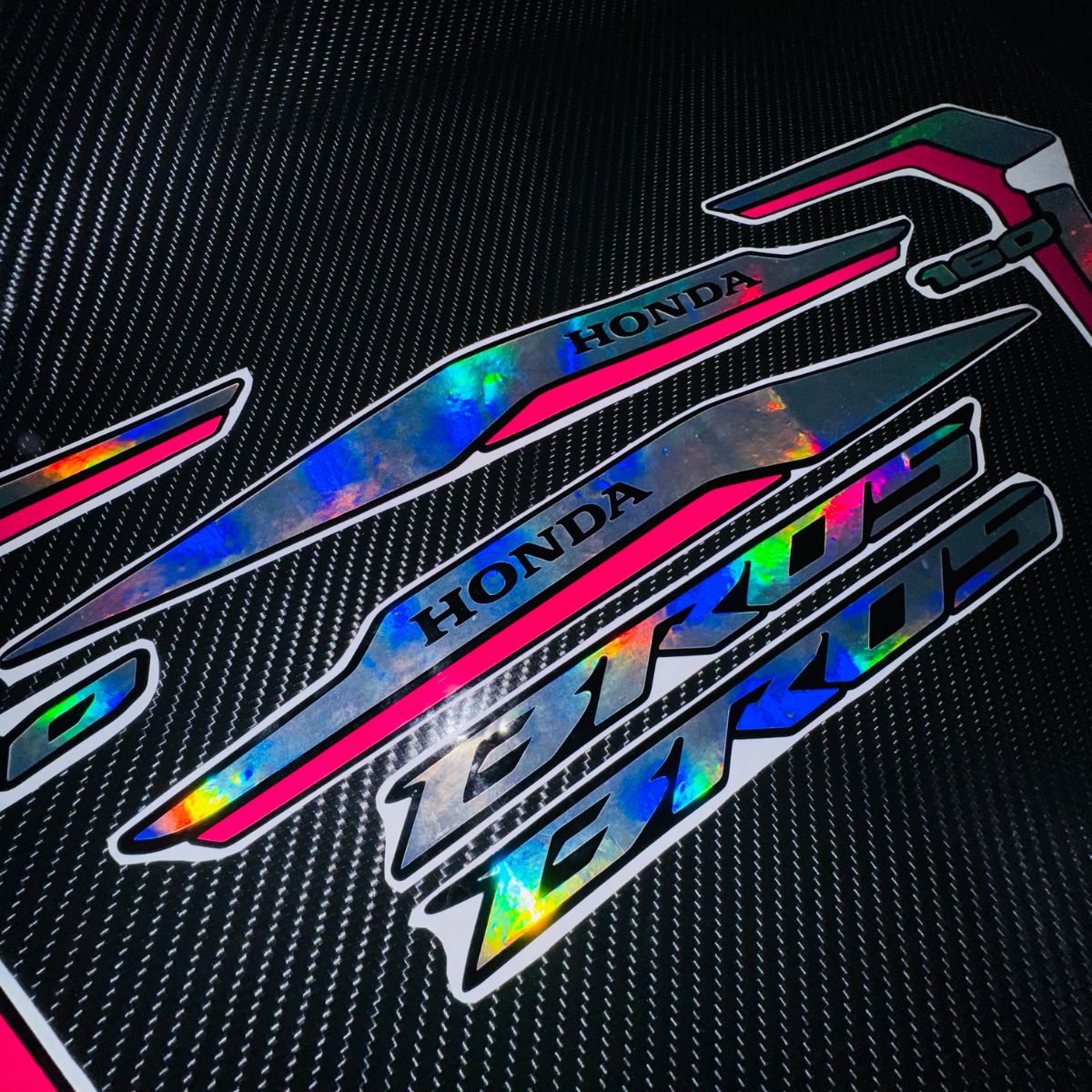 ⚠️ADESIVO BROS 2022/2024 - KIT HOLOGRÁFICO / ROSA