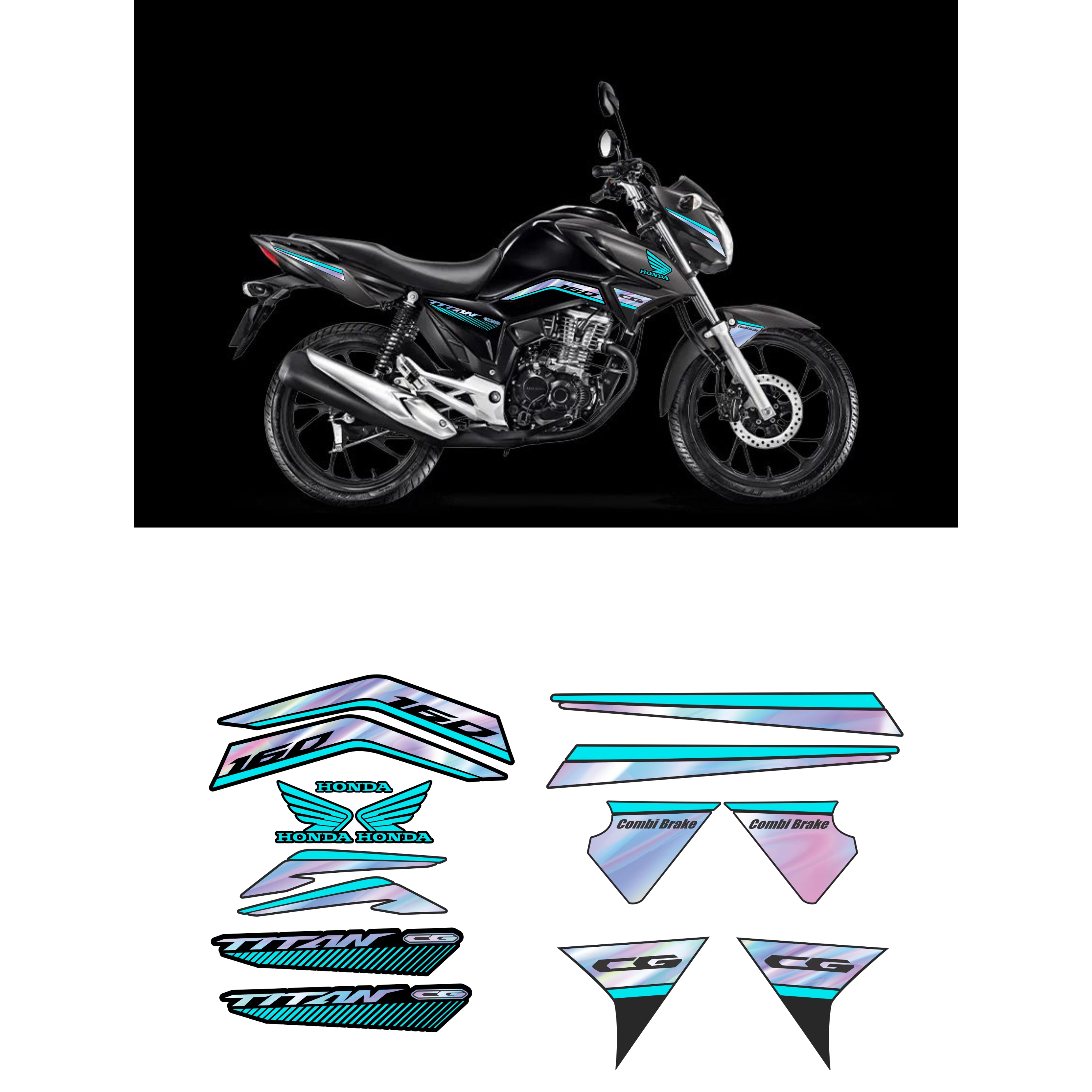 ⚠️ADESIVO TITAN ATÉ 2024 - DIVERSAS CORES