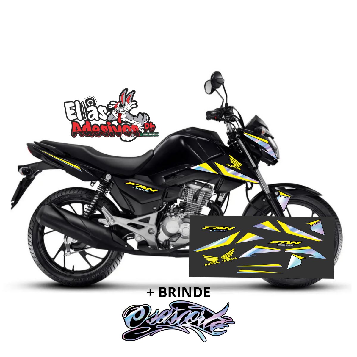⚠️ADESIVO FAN 2025 - DIVERSAS CORES