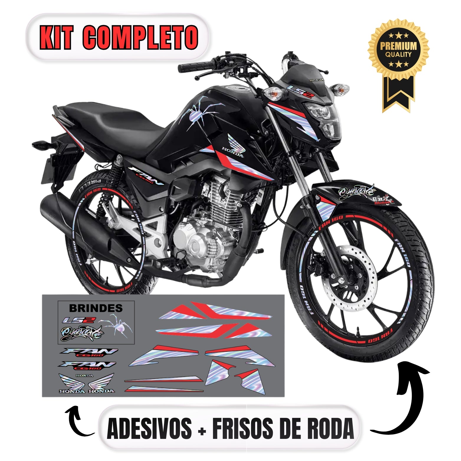 ⚠️ADESIVO FAN 2025 + FRISOS DE RODA