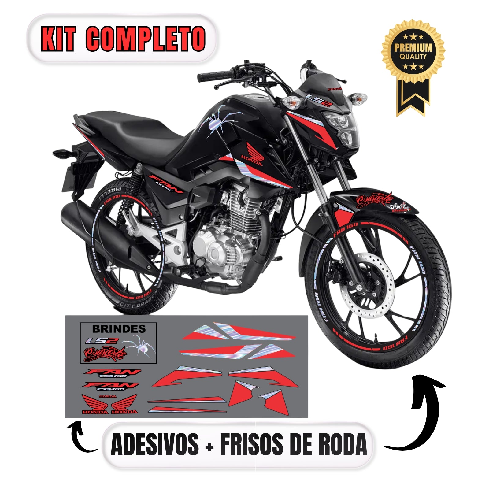 ⚠️ADESIVO FAN 2025 + FRISOS DE RODA