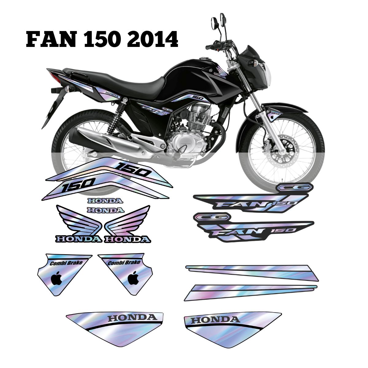 ⚠️ADESIVO FAN 150 - DIVERSAS CORES