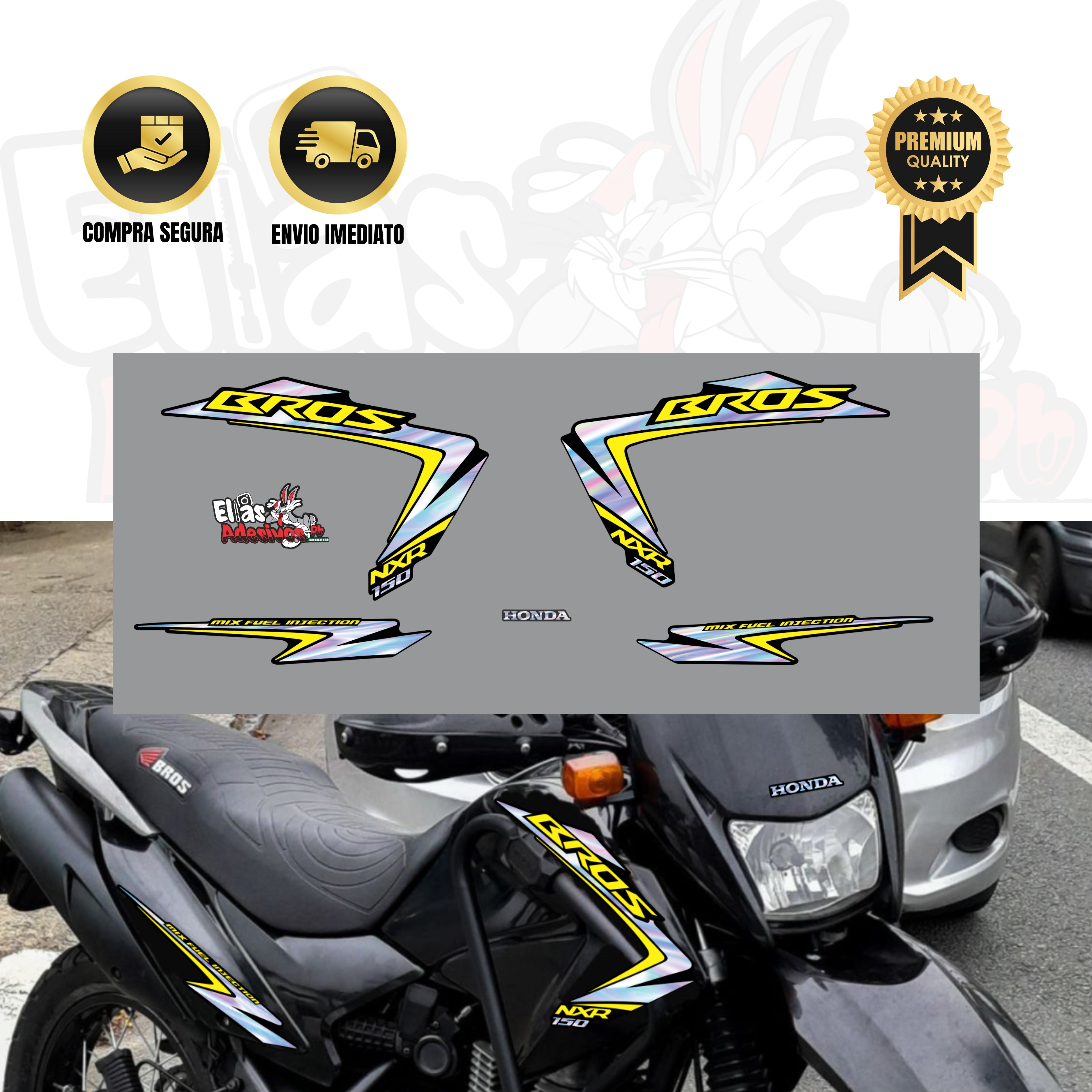 ⚠️ADESIV  BROS 125/150 - DIVERSAS CORES