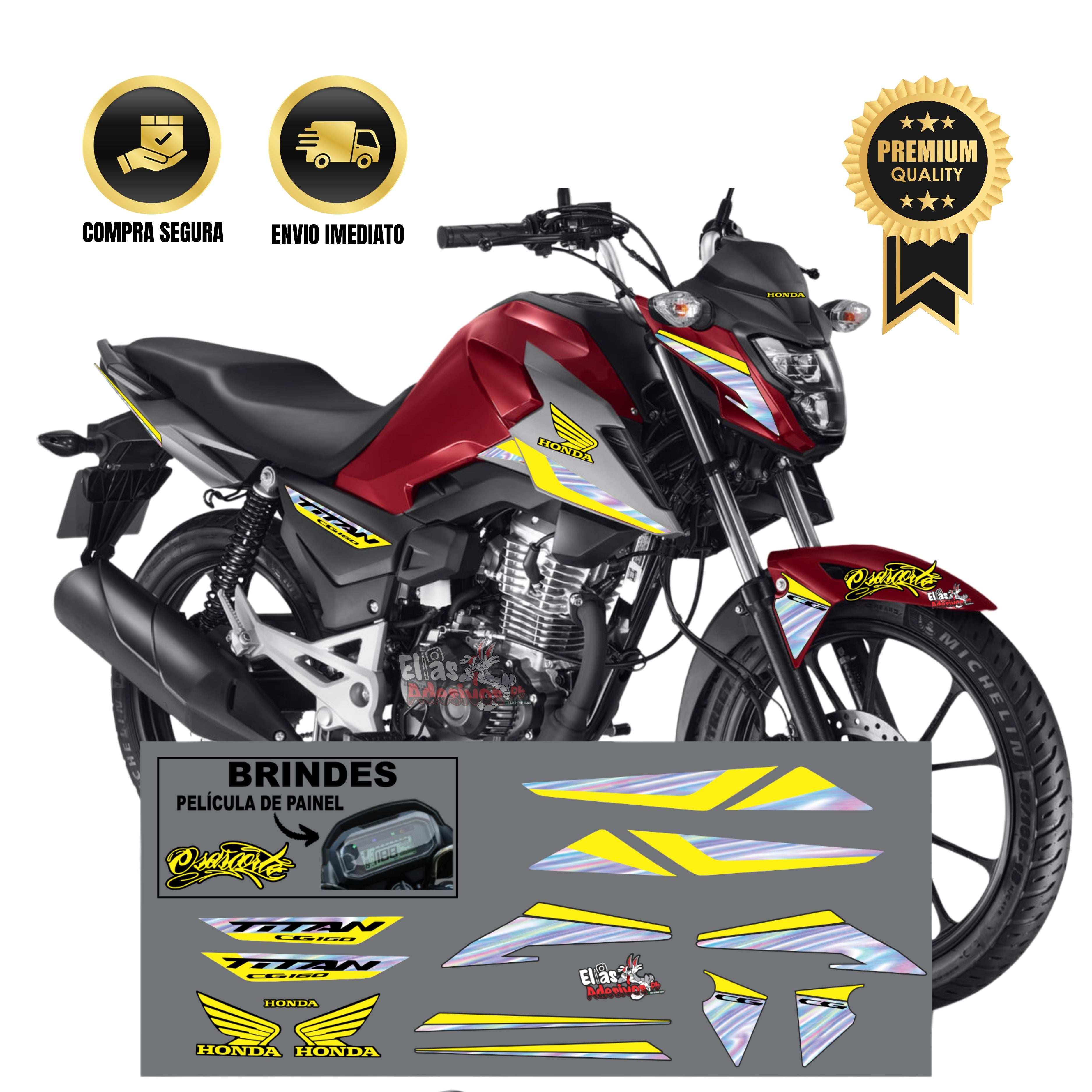 ⚠️ADESIVO TITAN 2025 - DIVERSAS CORES