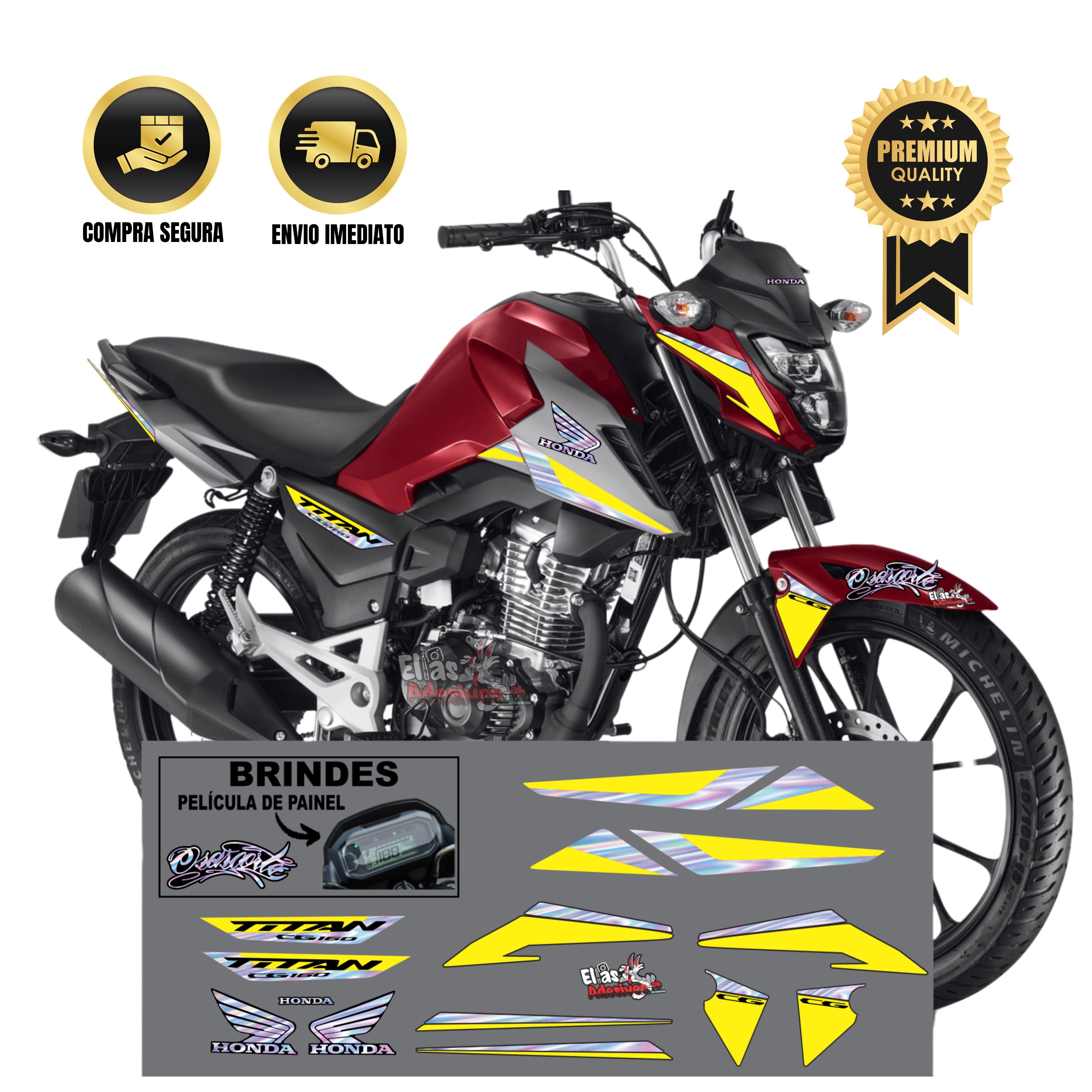 ⚠️ADESIVO TITAN 2025 - DIVERSAS CORES