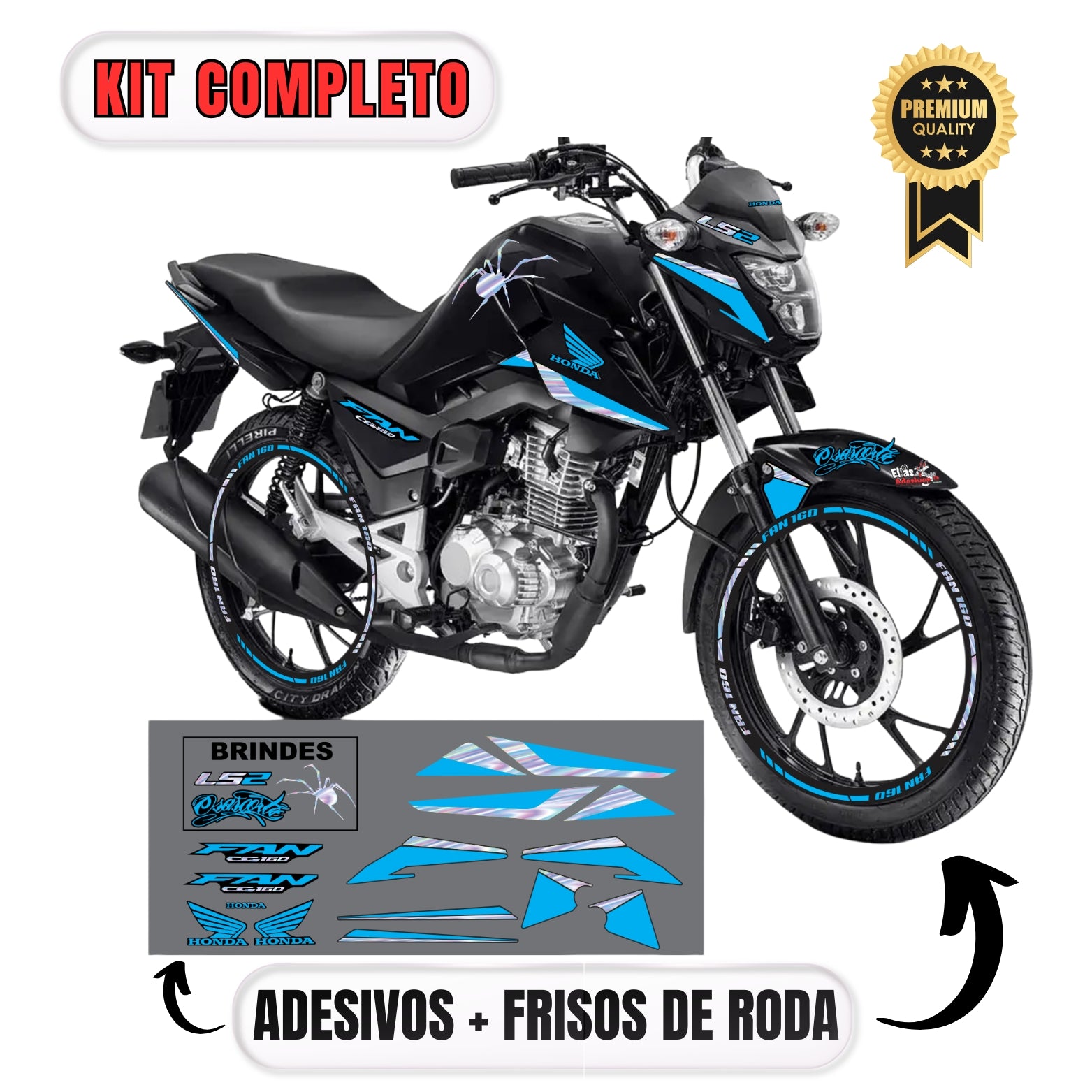 ⚠️ADESIVO FAN 2025 + FRISOS DE RODA