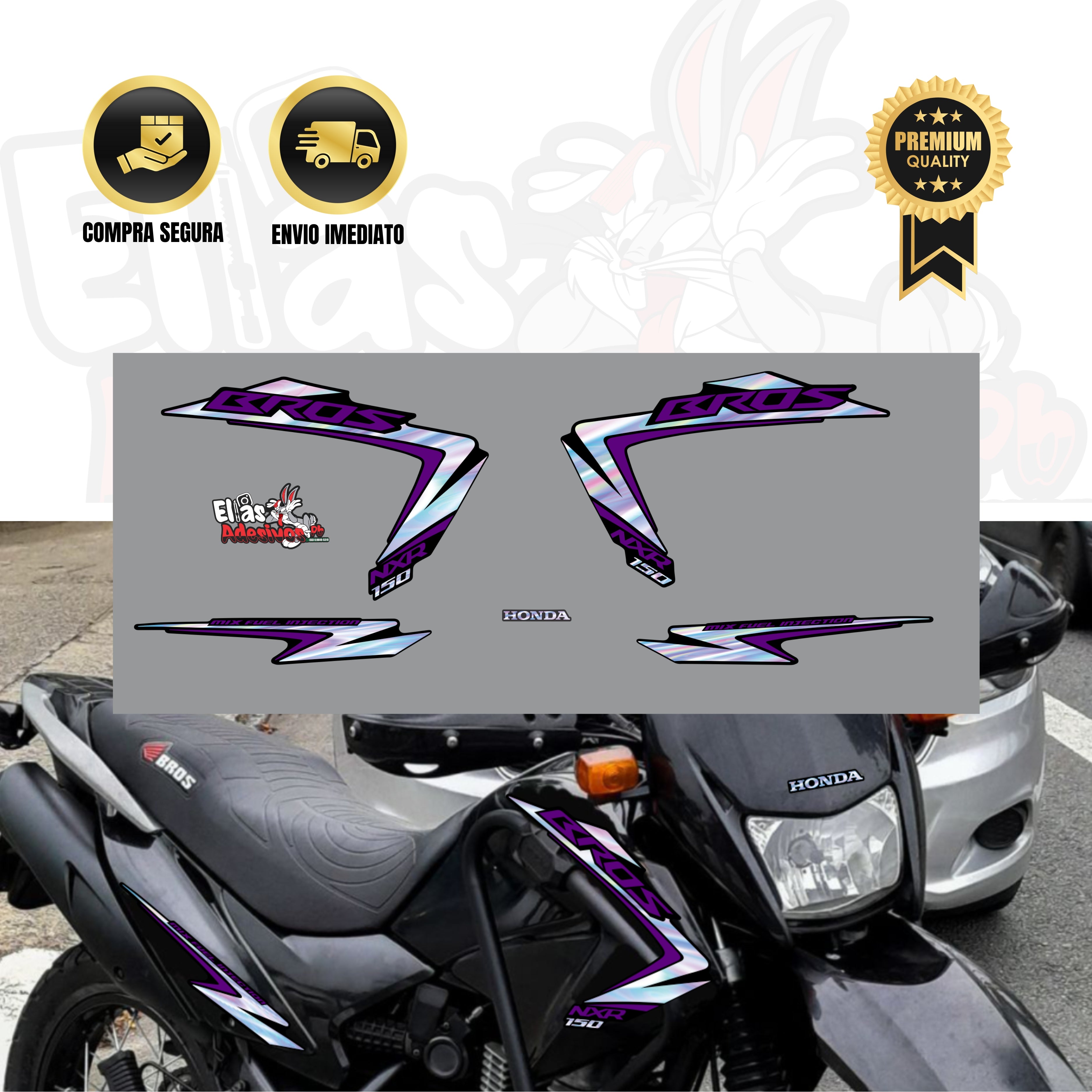 ⚠️ADESIV  BROS 125/150 - DIVERSAS CORES