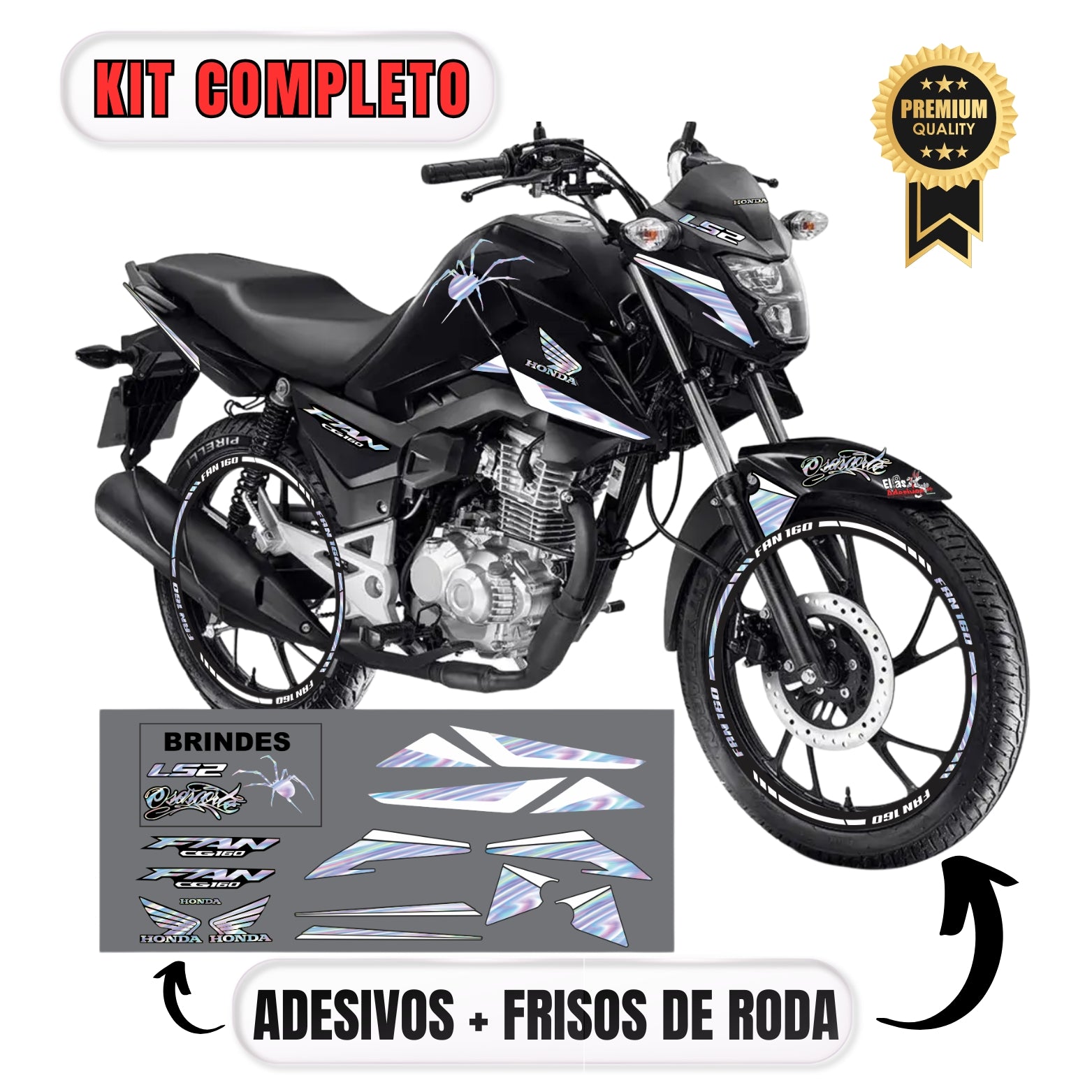 ⚠️ADESIVO FAN 2025 + FRISOS DE RODA