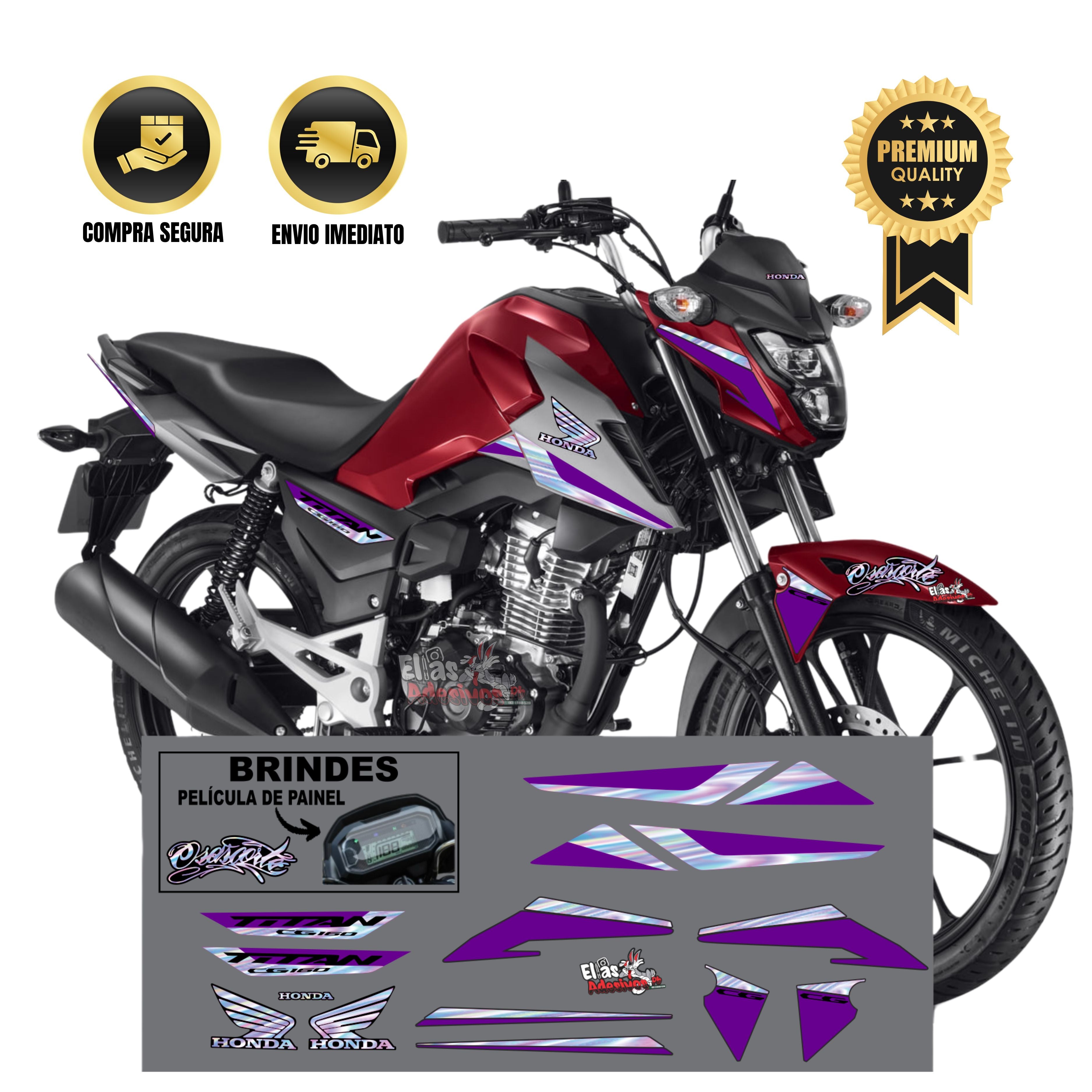 ⚠️ADESIVO TITAN 2025 - DIVERSAS CORES
