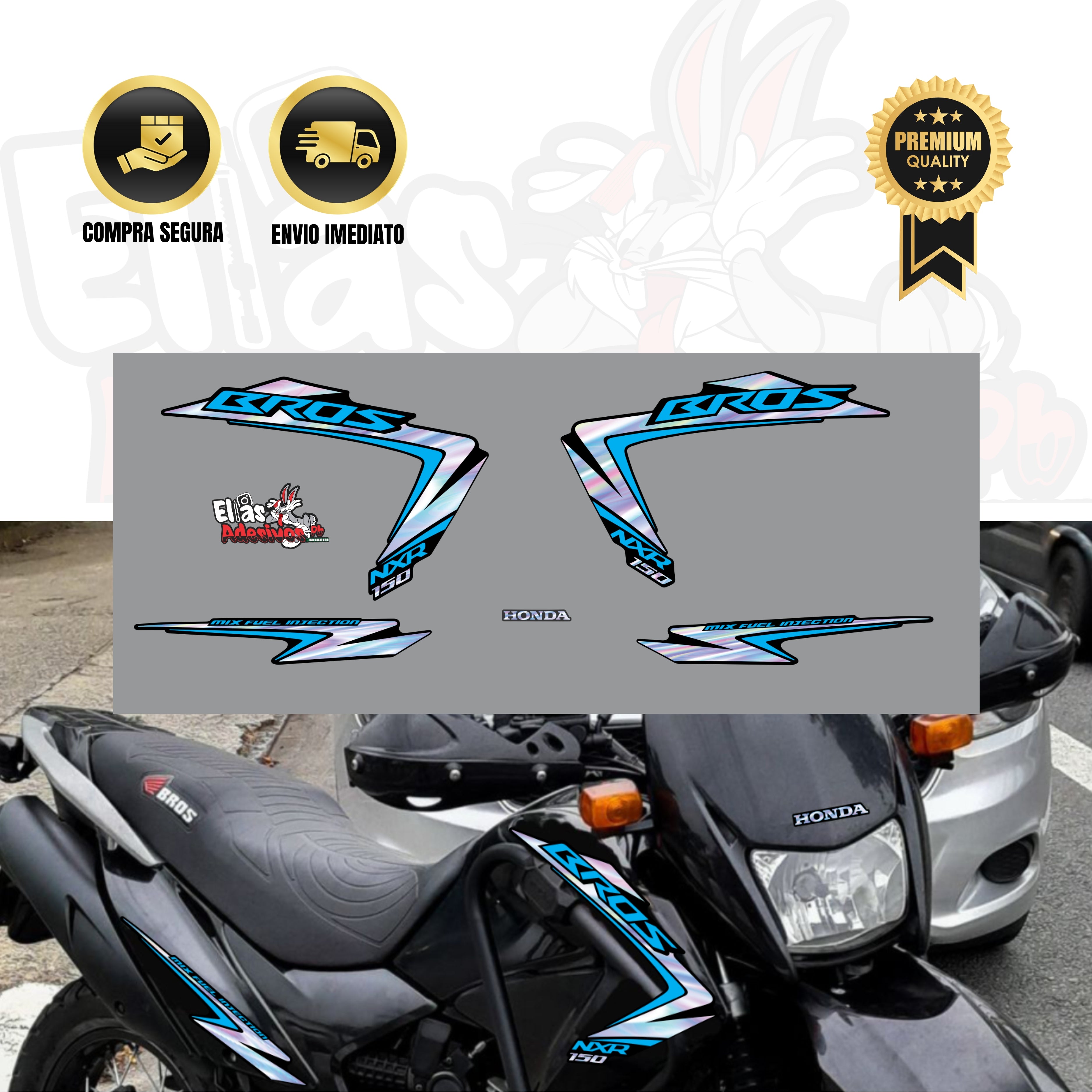 ⚠️ADESIV  BROS 125/150 - DIVERSAS CORES