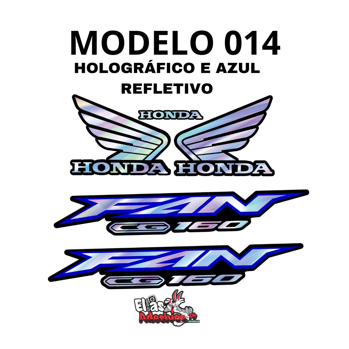 ⚠️ADESIVO FAN ATÉ 2024 - HOLOGRÁFICO