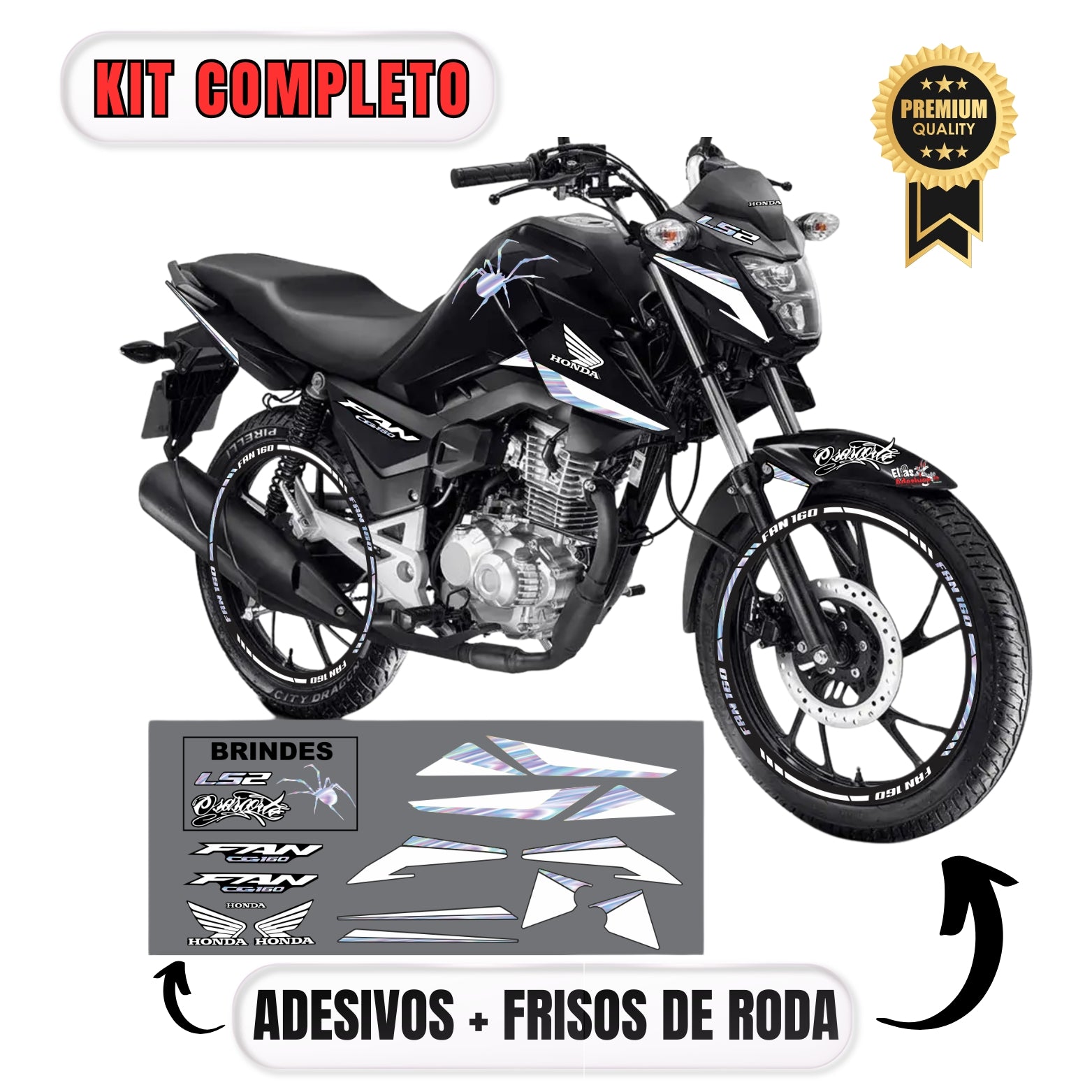 ⚠️ADESIVO FAN 2025 + FRISOS DE RODA
