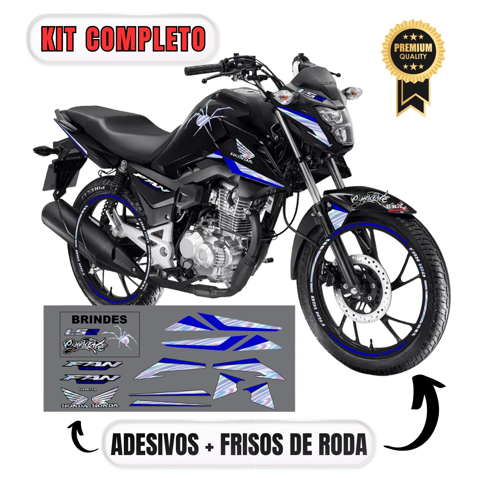 ⚠️ADESIVO FAN 2025 + FRISOS DE RODA