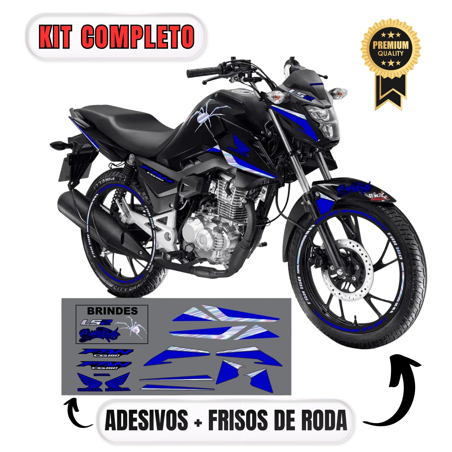⚠️ADESIVO FAN 2025 + FRISOS DE RODA