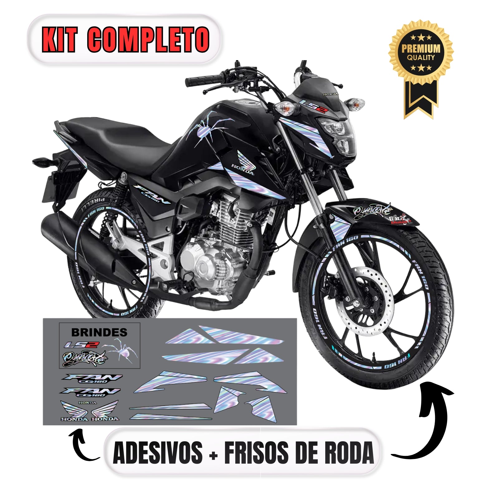 ⚠️ADESIVO FAN 2025 + FRISOS DE RODA