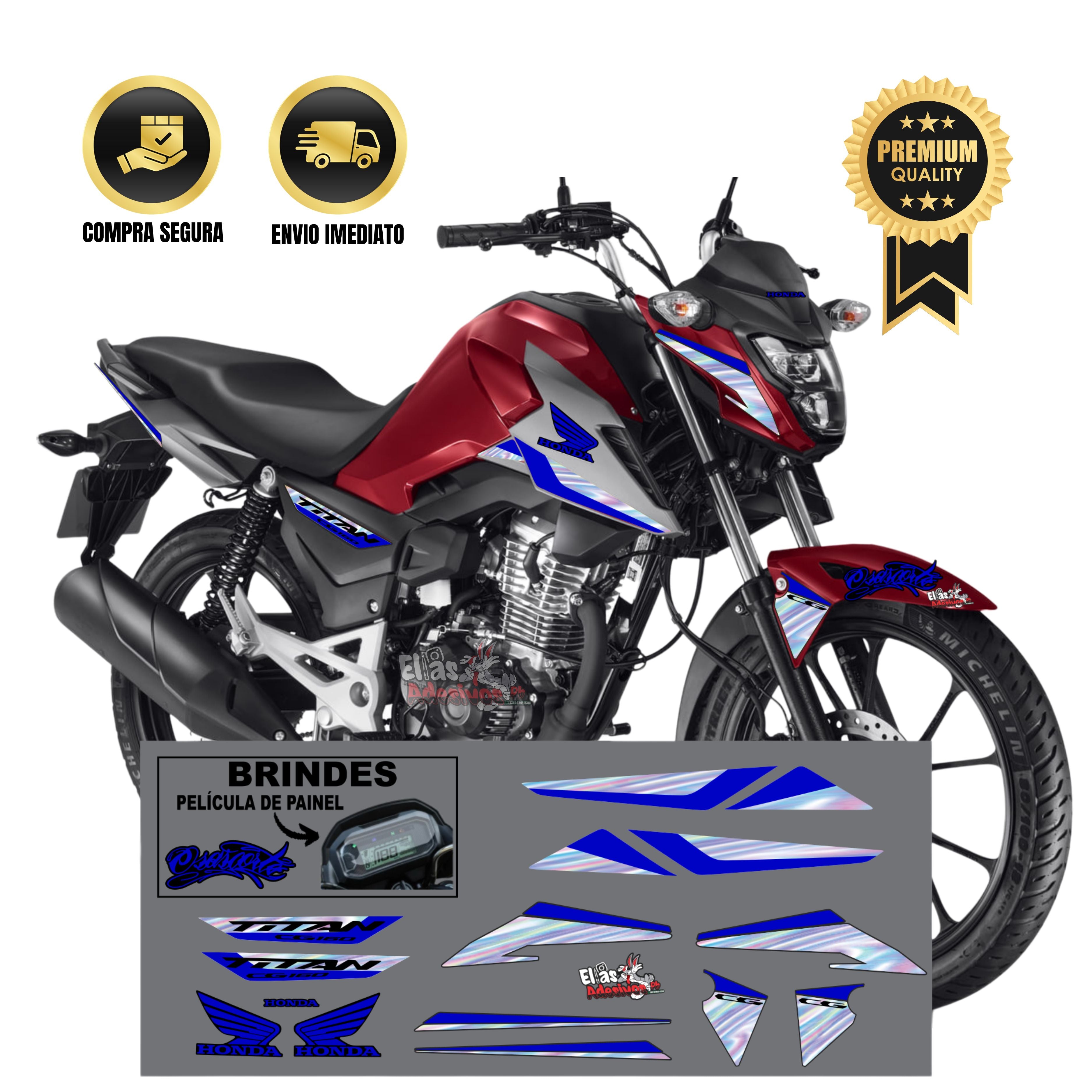 ⚠️ADESIVO TITAN 2025 - DIVERSAS CORES