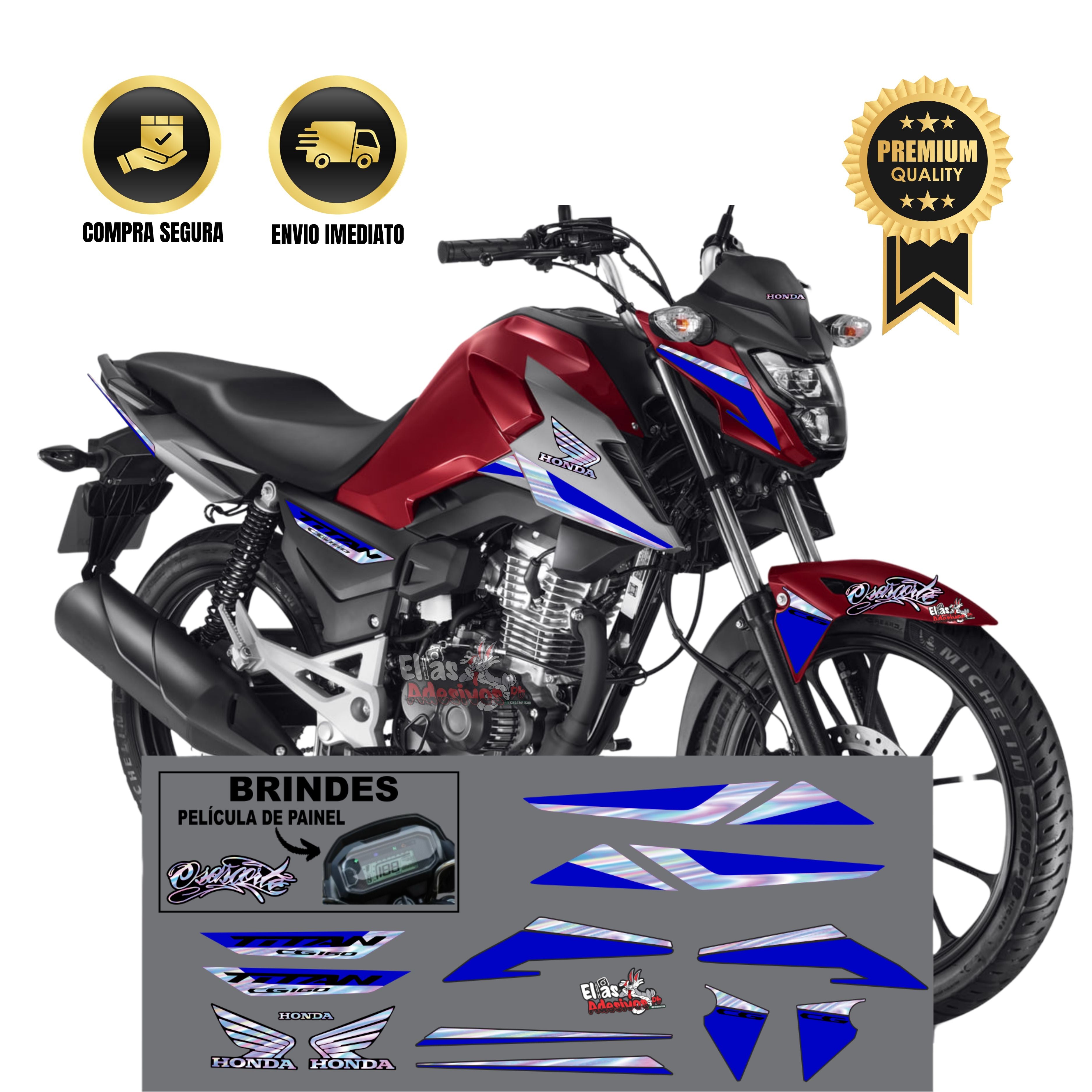 ⚠️ADESIVO TITAN 2025 - DIVERSAS CORES