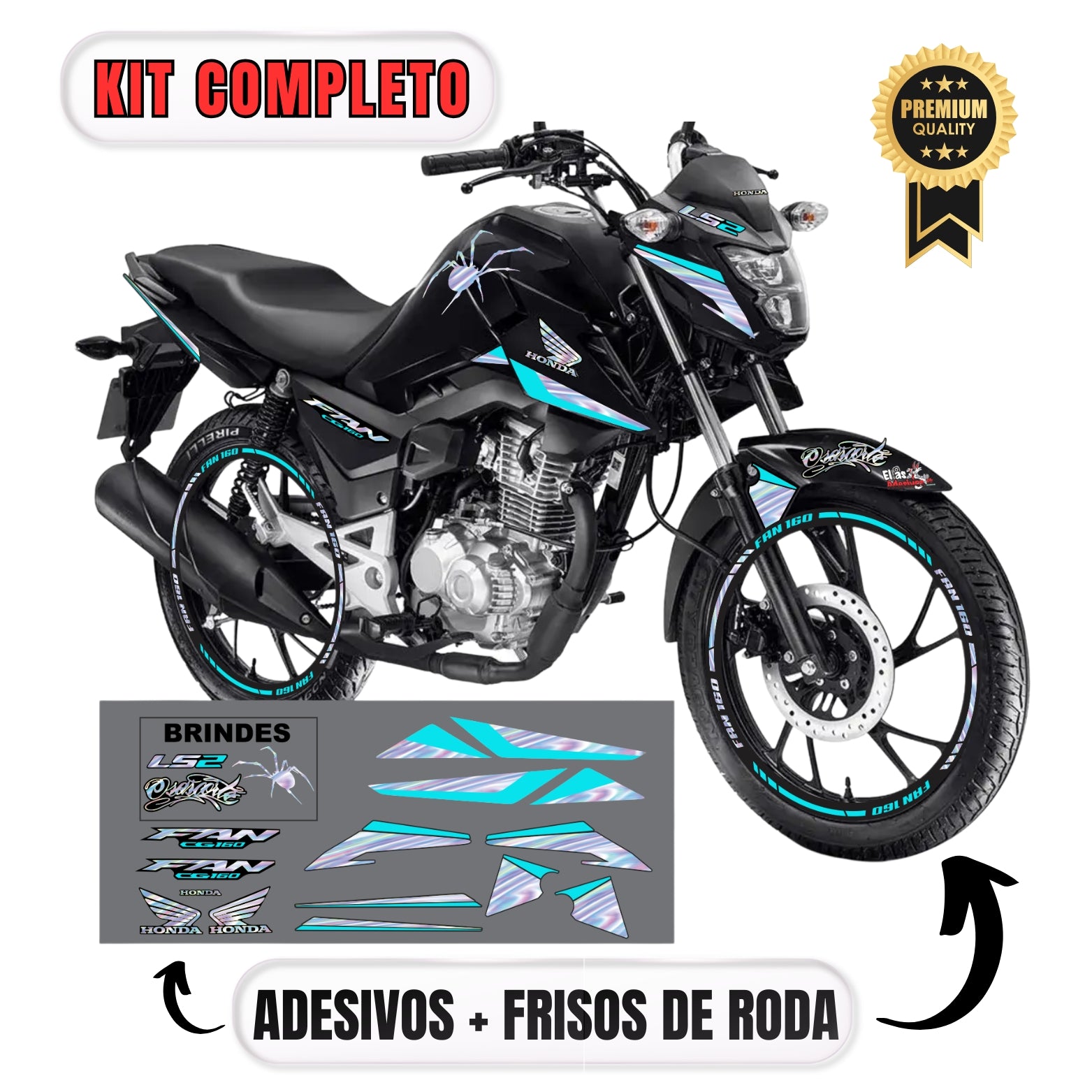 ⚠️ADESIVO FAN 2025 + FRISOS DE RODA