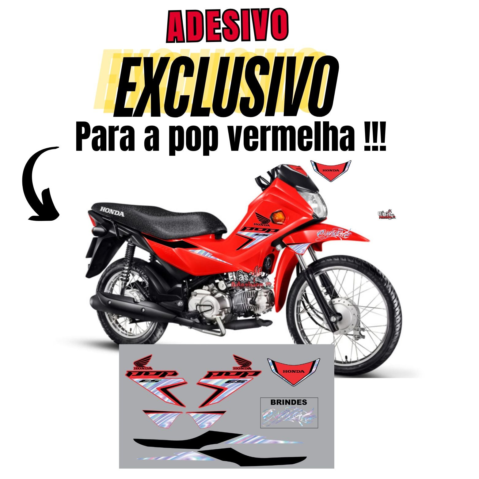 ⚠️ADESIVO POP 110-I DIVERSAS CORES