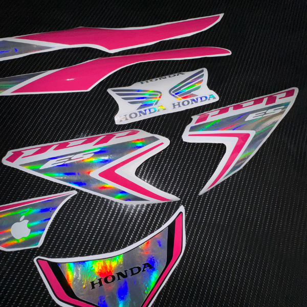 POP 110 - KIT MODELO POP 2025 ROSA E HOLOGRÁFICO