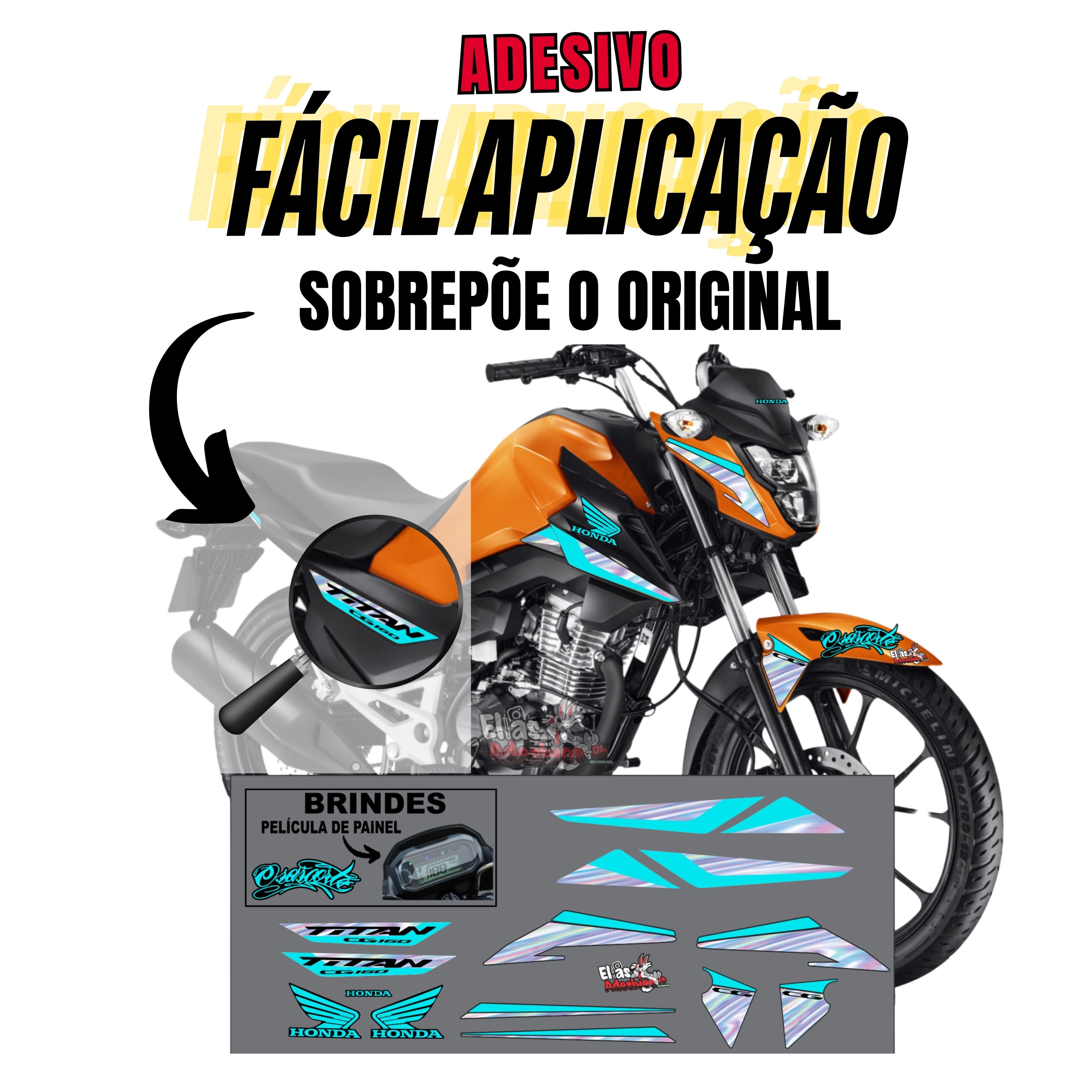 ⚠️ADESIVO TITAN 2025 - DIVERSAS CORES