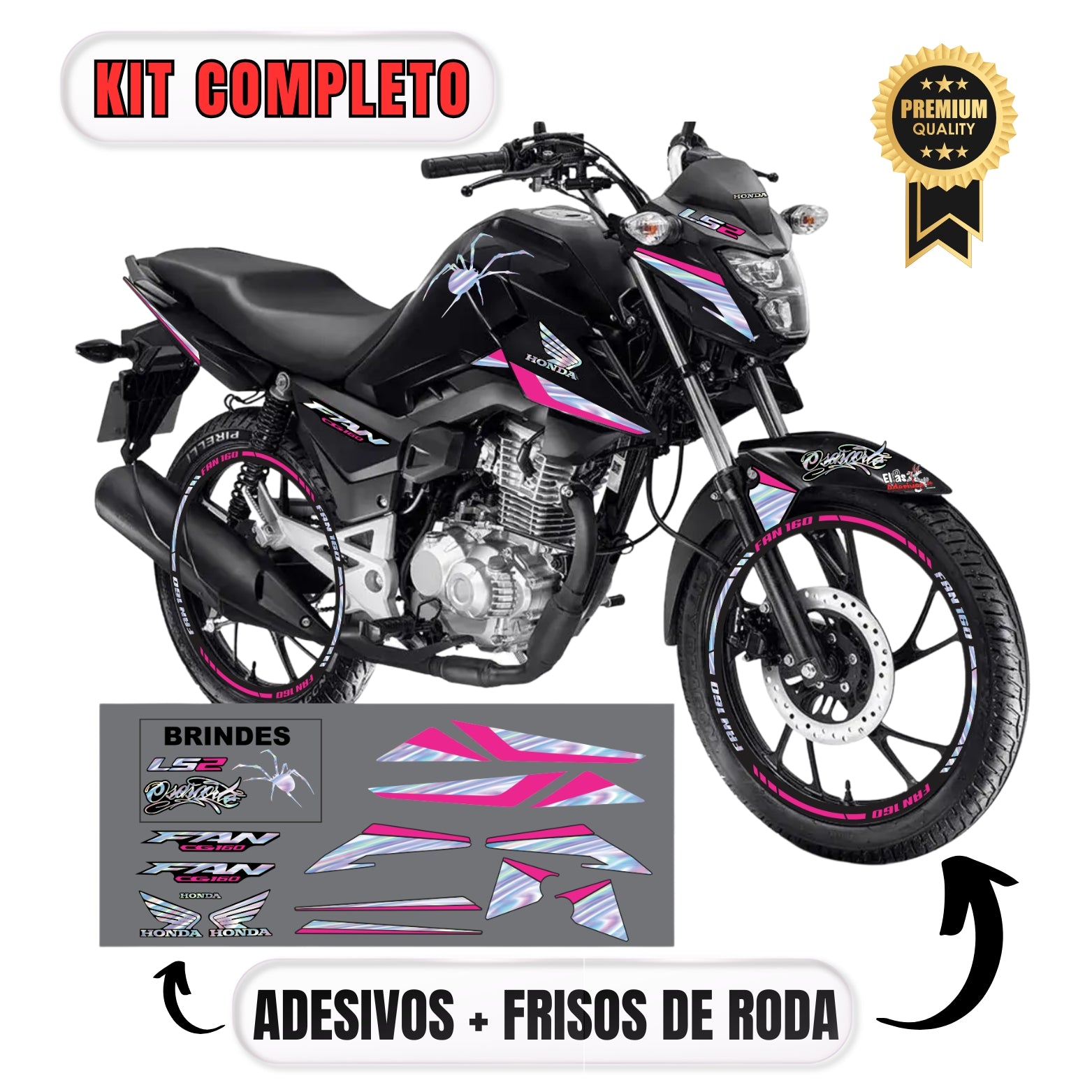 ⚠️ADESIVO FAN 2025 + FRISOS DE RODA