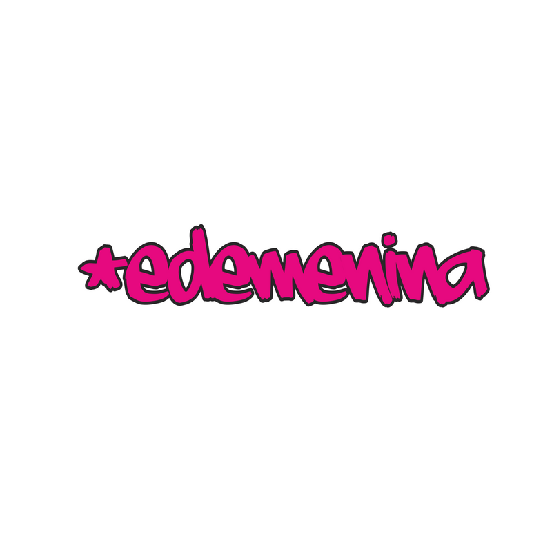 Adesivo "É de Menina"