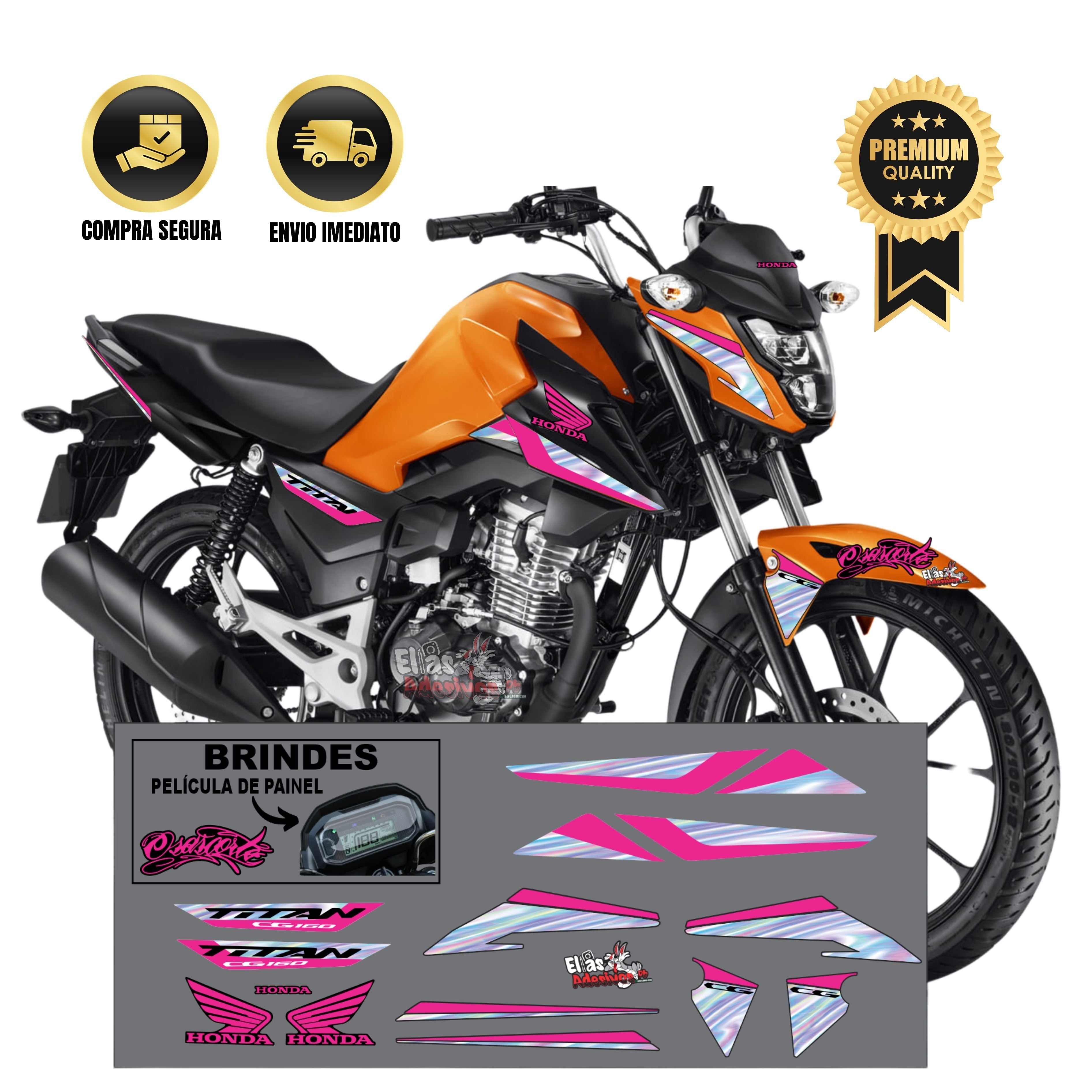⚠️ADESIVO TITAN 2025 - DIVERSAS CORES