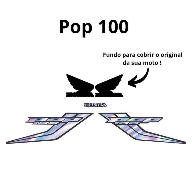 POP 100 - KIT HOLOGRÁFICO