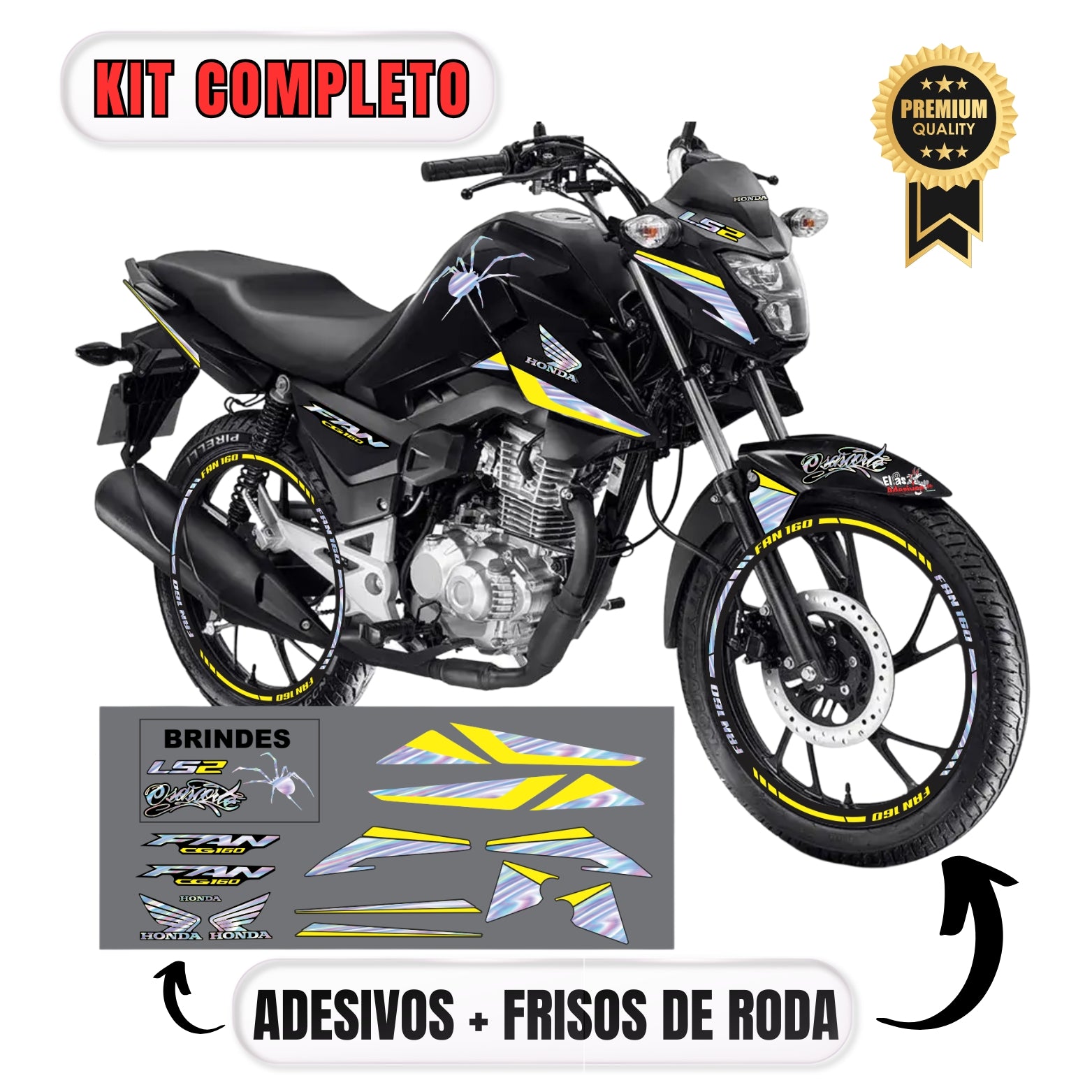 ⚠️ADESIVO FAN 2025 + FRISOS DE RODA