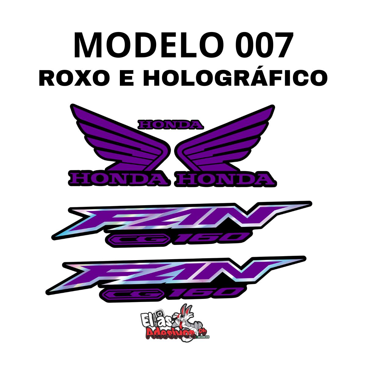 ⚠️ADESIVO FAN ATÉ 2024 - HOLOGRÁFICO