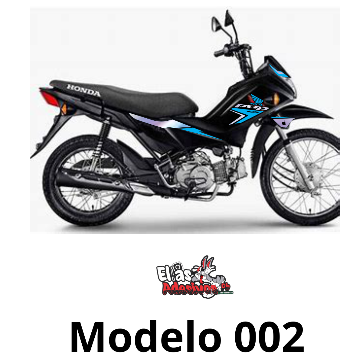 ⚠️ADESIVO POP 110-I AZUL BEBÊ / HOLOGRÁFICO