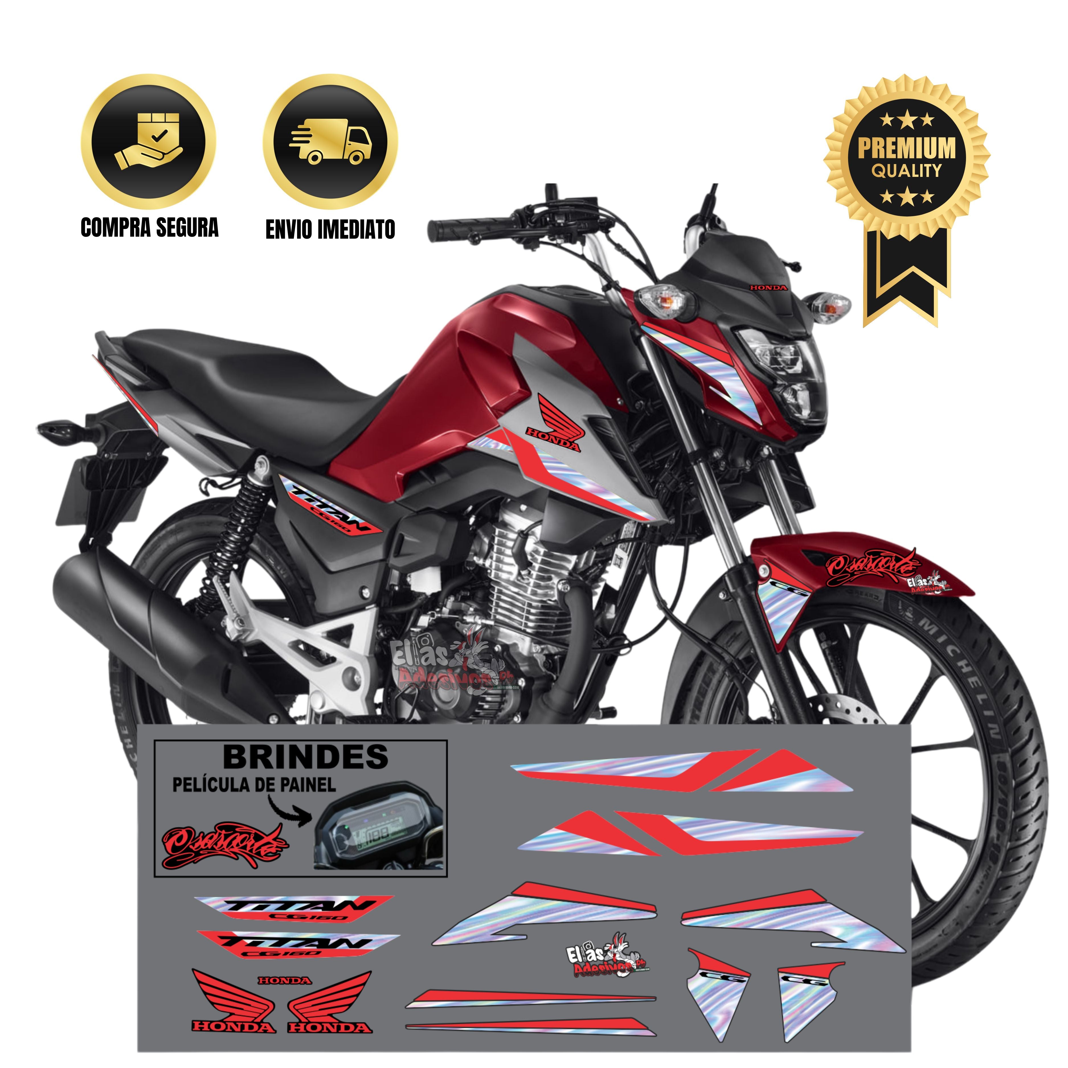 ⚠️ADESIVO TITAN 2025 - DIVERSAS CORES