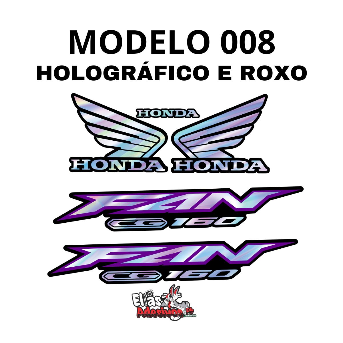 ⚠️ADESIVO FAN ATÉ 2024 - HOLOGRÁFICO