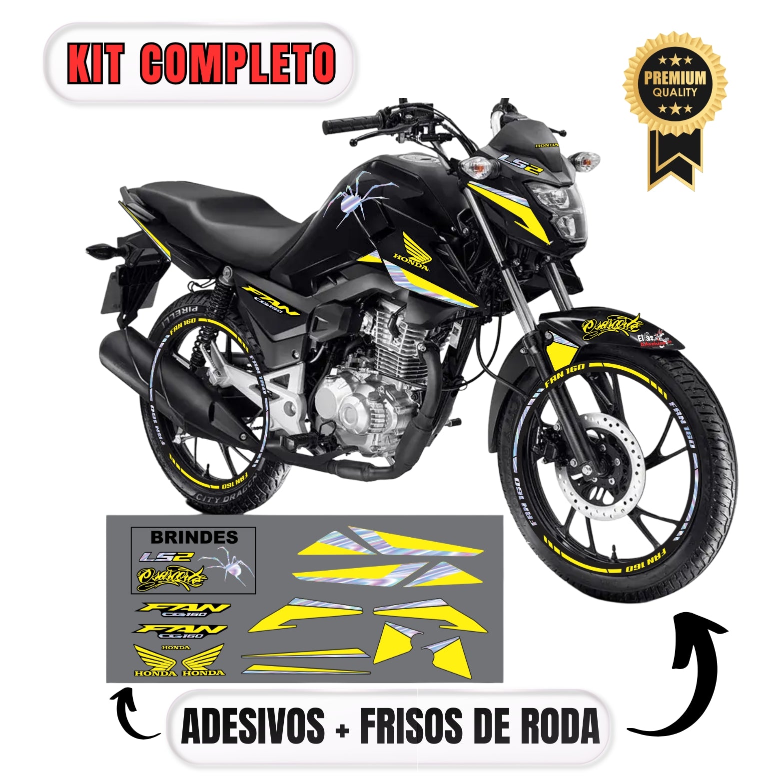 ⚠️ADESIVO FAN 2025 + FRISOS DE RODA