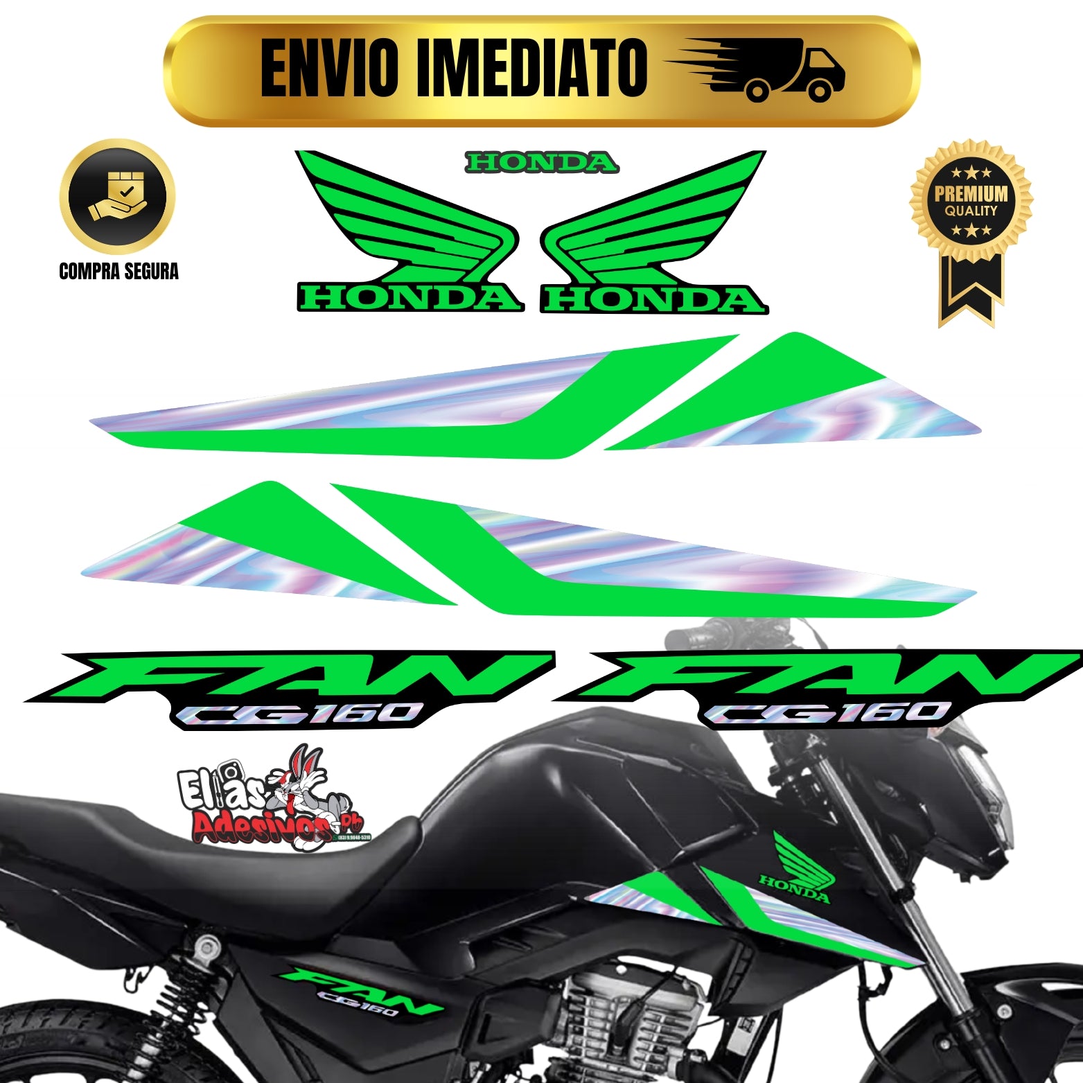 ⚠️ADESIVO FAN 2025 - DIVERSAS CORES