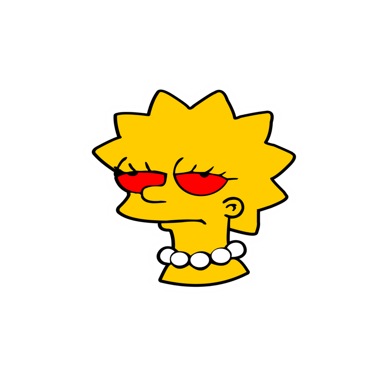 Adesivo Lisa Simpsons